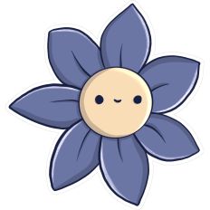 Cute Indigo Flower