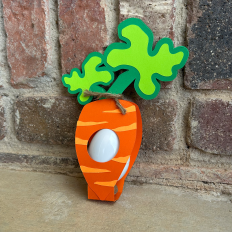 3D Spring Summer Carrot Treat Holder