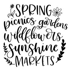 Spring, Picnics, Gardens ...