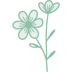 simple spring green flowers