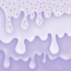 Lavender Ice Cream Sprinkles Background