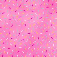 Pink Sprinkles Hand Drawn Background Pattern