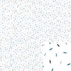 White paper with Blue Sprinkles
