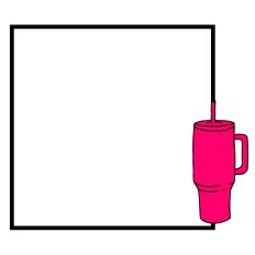 Teacher Cup Square Frame