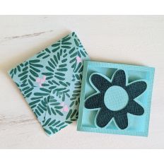 flower card and envelope