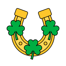 Horseshoe SVG | Shamrock SVG | St. Patrick's Day SVG