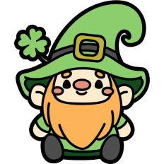 cute leprechaun for st patrick's day