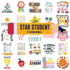 Star Student 27 design Bundle