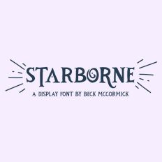 Starborne Serif - A Tarot Font with Stars