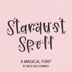 Stardust Spell Sans - A Magical Halloween Font