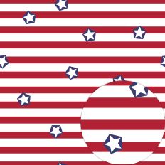 RANDOM STARS ON STRIPES REPEAT PATTERN RABEA BILZ