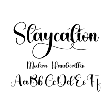 Staycation Font