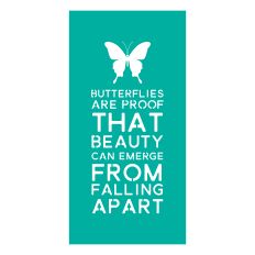 Butterflies Are Proof Stencil