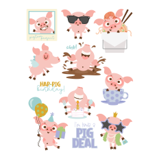 Piggly Wiggly Stickers