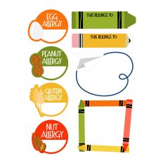 Tools of the Trade School Label Stickers