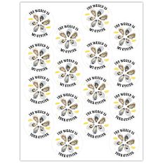 THE WORLD IS MY / YOUR OYSTER STICKER SHEET ENCOURAGEMENT - RABEA