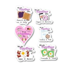We Go Together like…Sticker Sheet, Print & Cut