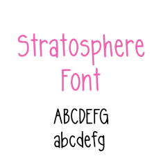 Stratosphere Font
