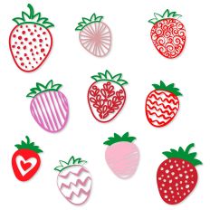Strawberry Doodles Sampler