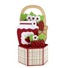 Strawberry Pop Up Card