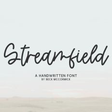 Streamfield Script Font