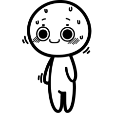 stressed stickman lineart