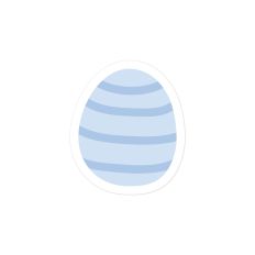 Striped Easter Egg