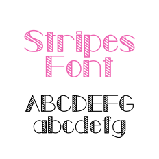 Stripes Font
