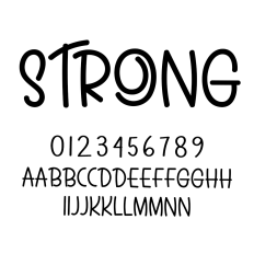 Strong Font