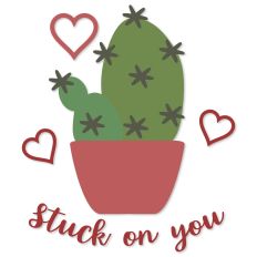 Stuck On You, Cactus with Hearts