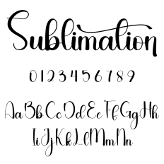 Sublimation