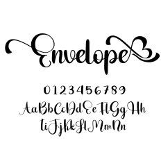 Envelope Handwritten Font