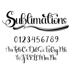 Sublimations Font