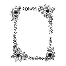 Sunflower Frame