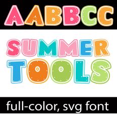 Summer Tools Color Font