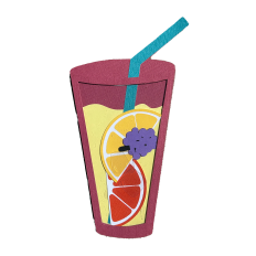 Summer Drink Shaker Card with Fruit