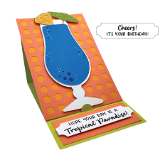 Summer Drink Easel Card