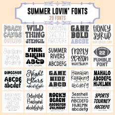 Summer Lovin’ Fonts