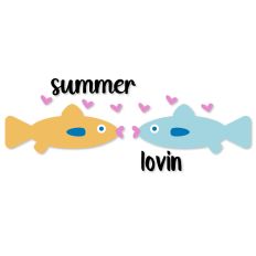 Summer Lovin' Fish Kissing, Romantic Summer