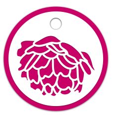 Summer Rose Round Layered Gift Tag