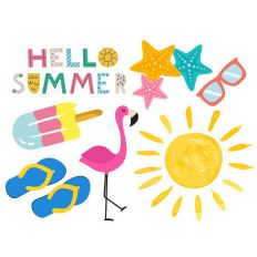 Beach Day Hello Summer Sticker Pack