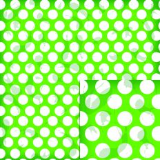 Summer Treats Green Polka Dots 