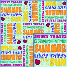 Summer Treats Words
