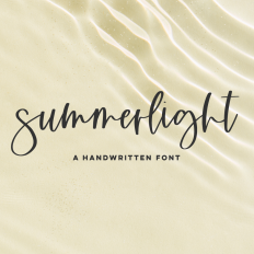 Summerlight Script Font