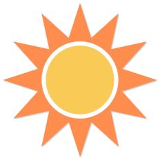 Summer Sun, Bright and Fun Design