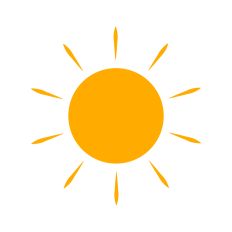 Sun Shape Sunset Sunrise Crafting
