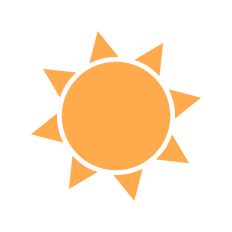 Sun Shape Sunset Sunrise Crafting