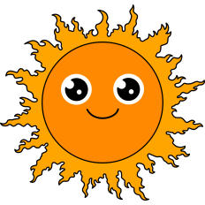 Cute Smiling Sun