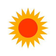 Sun Shape Sunset Sunrise Crafting