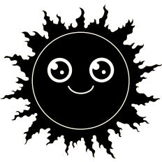 Cute Smiling Sun